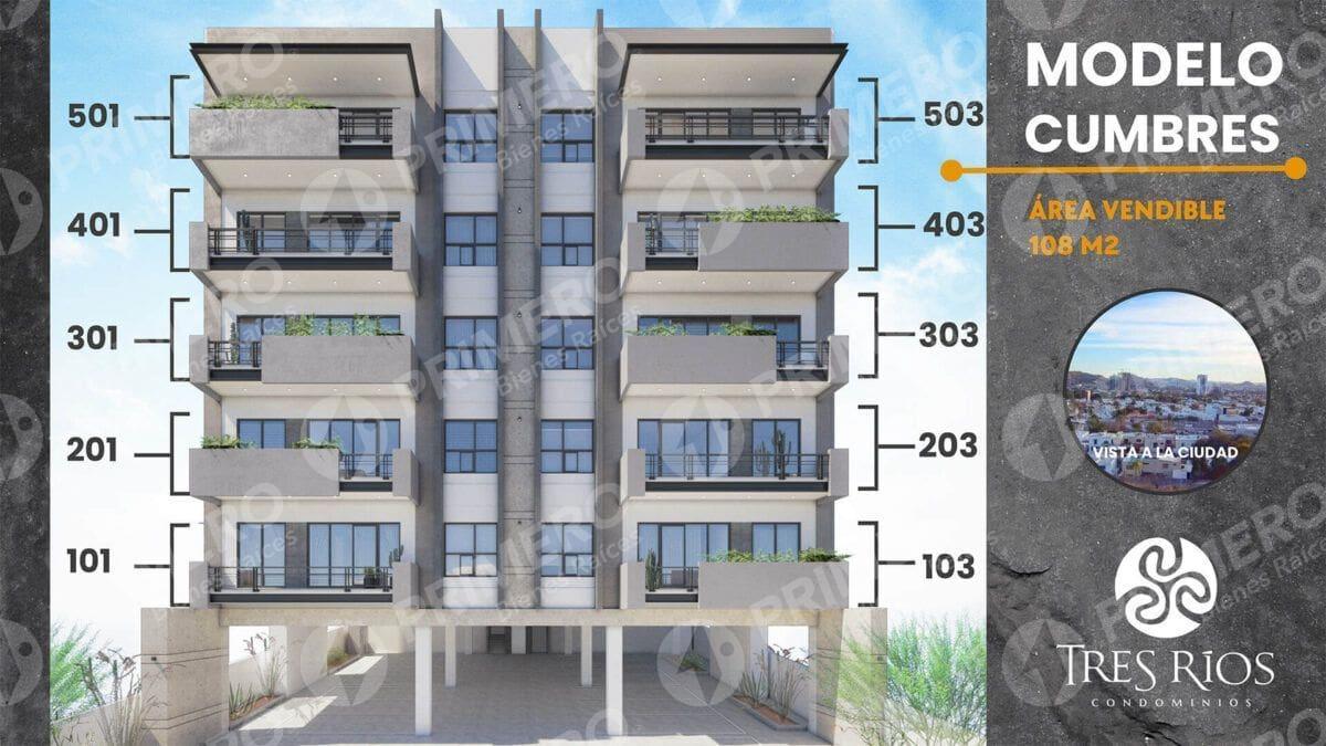 Departamentos en Venta en Tres Ríos PMR-2786