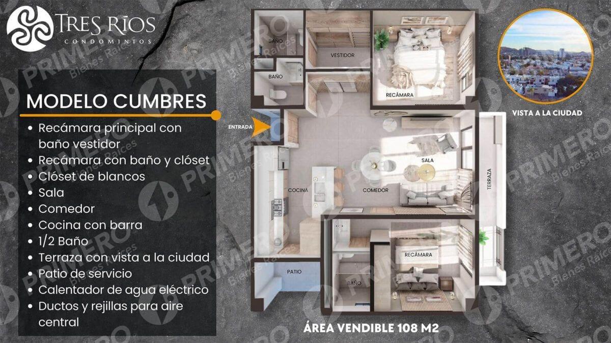 Departamentos en Venta en Tres Ríos PMR-2786