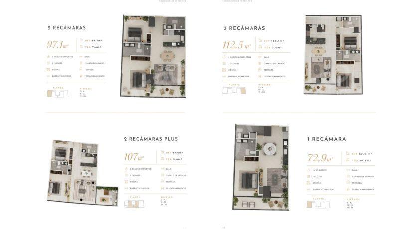 Departamentos en Venta en Cosmopolitan by the Sea PMR-2879