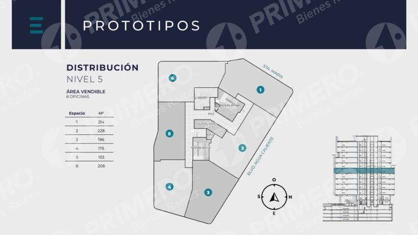 Oficinas en Venta en Torre Corporativa Eugenia PMR-2910