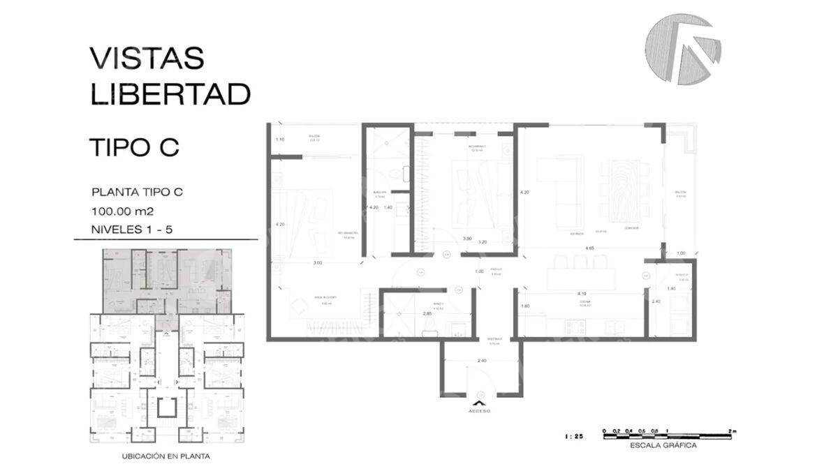 Departamentos en Venta en Vistas Libertad PMR-2932