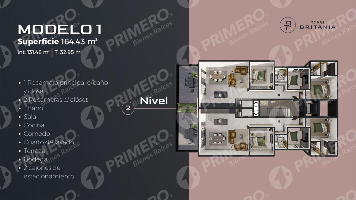 Departamentos en Venta en Torre Britania PMR-2980